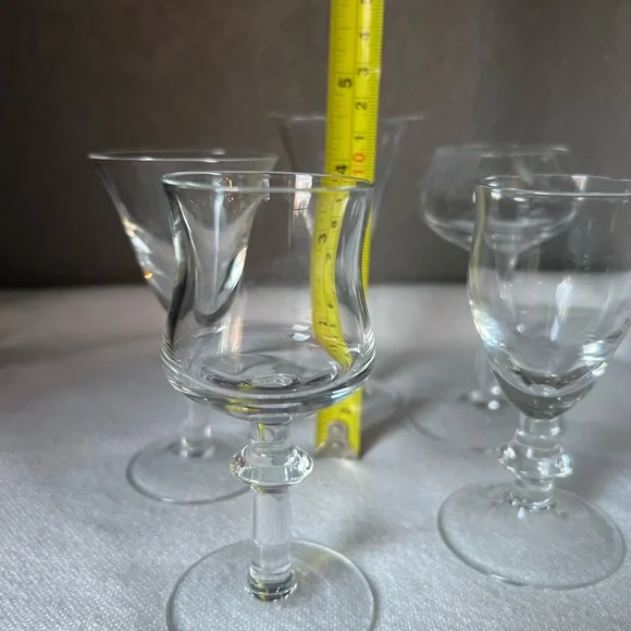 vintage Royal Bavarian Crystal cordial glasses. - Picture 3 of 12